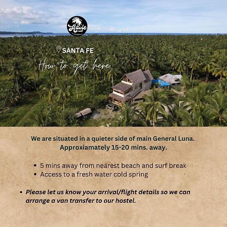 Haole Surf Hostel General Luna  Esterno foto